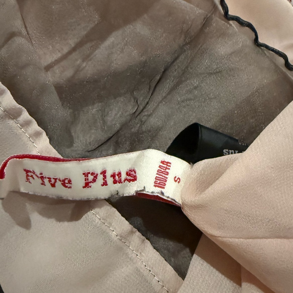 Five Plus Elegant Multicolor Patterned Short Dress - image 3